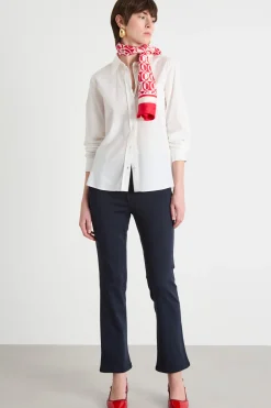 Camicia con taschino - Bianco