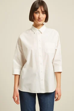 Camicia con taschino - Bianco