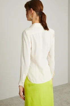Camicia di seta - Bianco