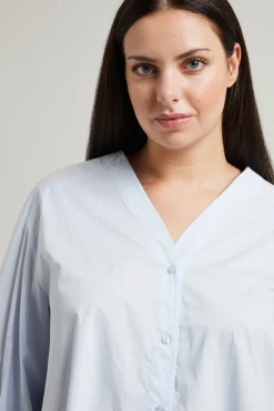Camicia in cotone - Azzurro