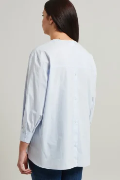 Camicia in cotone - Azzurro