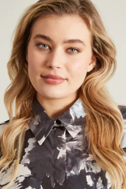 Camicia in cotone - Nero Grigio Bianco