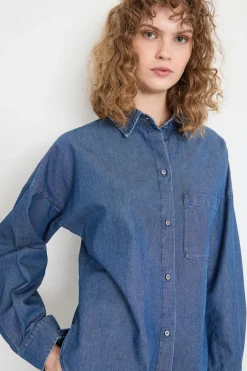 Camicia in jeans - Blu