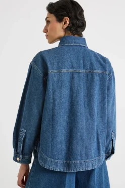 Camicia in jeans - Blu