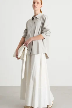 Camicia in jersey tecnico - Grigio