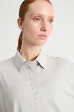 Camicia in jersey tecnico - Grigio
