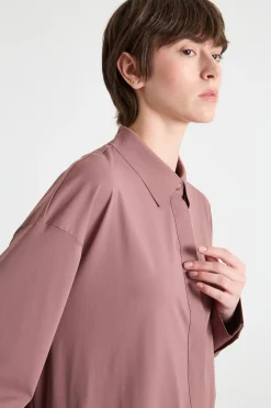 Camicia in jersey tecnico - Rosa