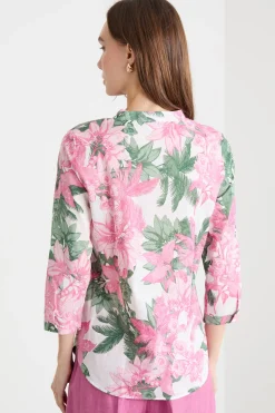 Camicia in mussola - Rosa