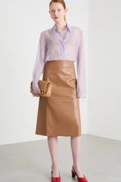 Camicia in organza - Lilla