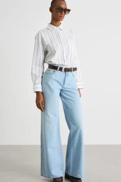 Camicia in Oxford - Bianco Blu