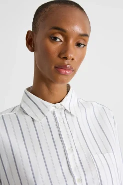 Camicia in Oxford - Bianco Blu
