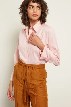 Camicia in oxford - Rosa
