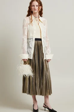 Camicia in pizzo - Bianco