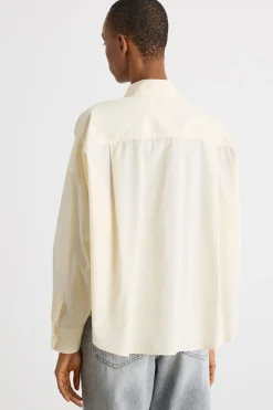 Camicia in popeline - Avorio