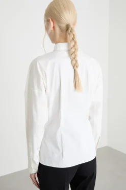 Camicia in popeline - Bianco