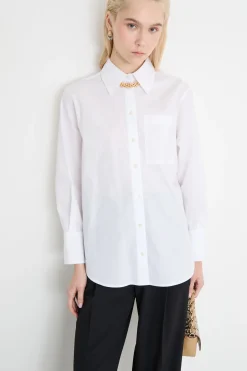 Camicia in popeline - Bianco