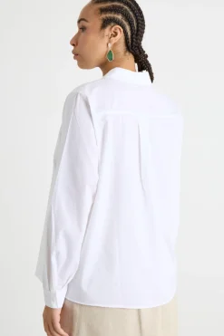 Camicia in popeline - Bianco