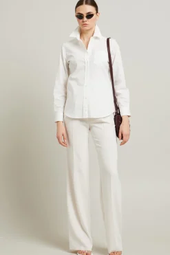 Camicia in popeline - Bianco