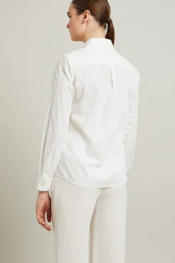 Camicia in popeline - Bianco