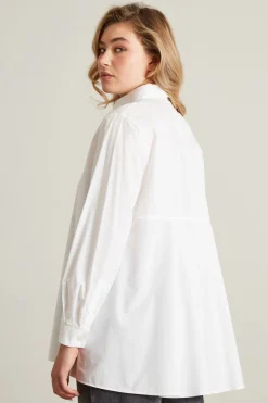 Camicia in popeline - Bianco