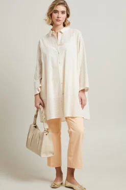 Camicia in sangallo - Bianco