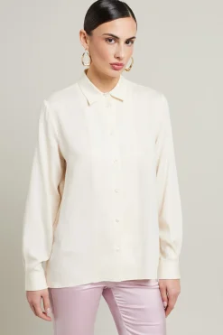 Camicia in seta - Bianco