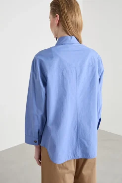 Camicia in tela - Azzurro