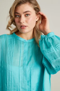 Camicia in tela - Azzurro