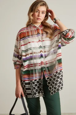 Camicia in voile - Avorio