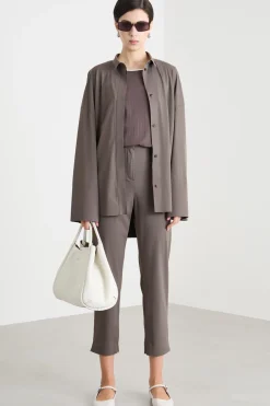 Camicia oversize - Grigio