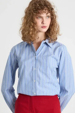 Camicia stampata - Azzurro