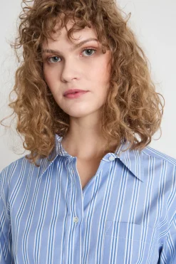 Camicia stampata - Azzurro