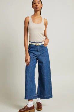 Canotta in maglia di cashmere - Sabbia