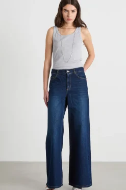 Canotta in jersey stretch - Grigio