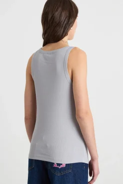 Canotta in jersey stretch - Grigio