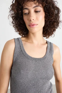 Canotta in maglia - Grigio