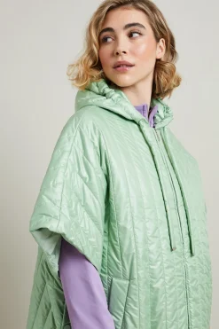 Cappa imbottita trapuntata - Verde Menta