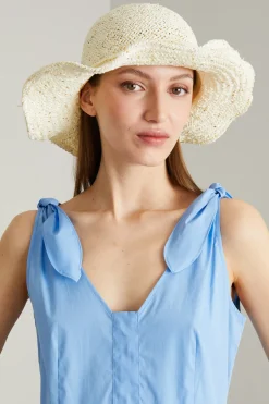 Cappello a tesa larga - Bianco