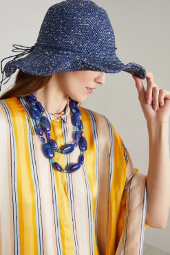 Cappello a tesa larga - Blu