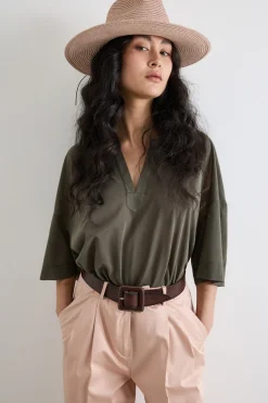 Cappello a tesa larga - Rosa