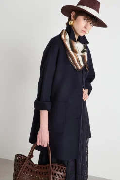 Cappello con nastro - Marrone