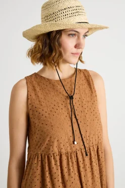 Cappello con trafori - Beige