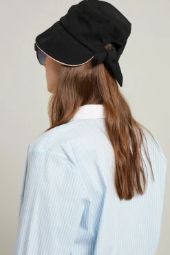 Cappello con visiera - Nero