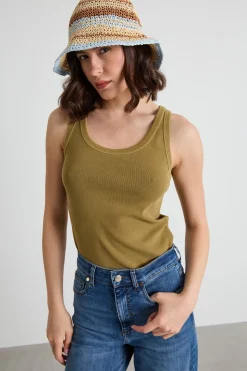 Cappello crochet - Beige Marrone Azzurro