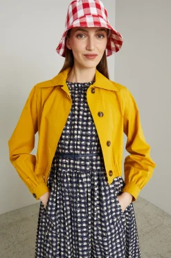 Cappello da pescatore in vichy - Rosso Bianco