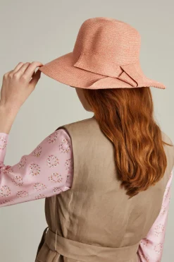 Cappello in carta tessile - Rosa