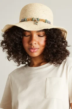 Cappello in rafia - Beige