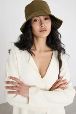Cappello in tela - Verde