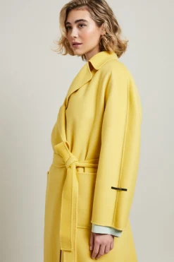 Cappotto a vestaglia - Giallo