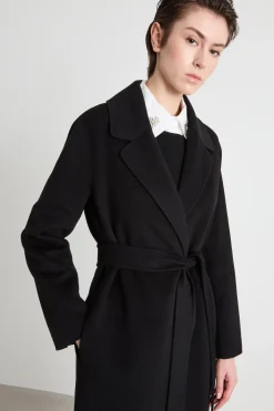 Cappotto a vestaglia - Nero